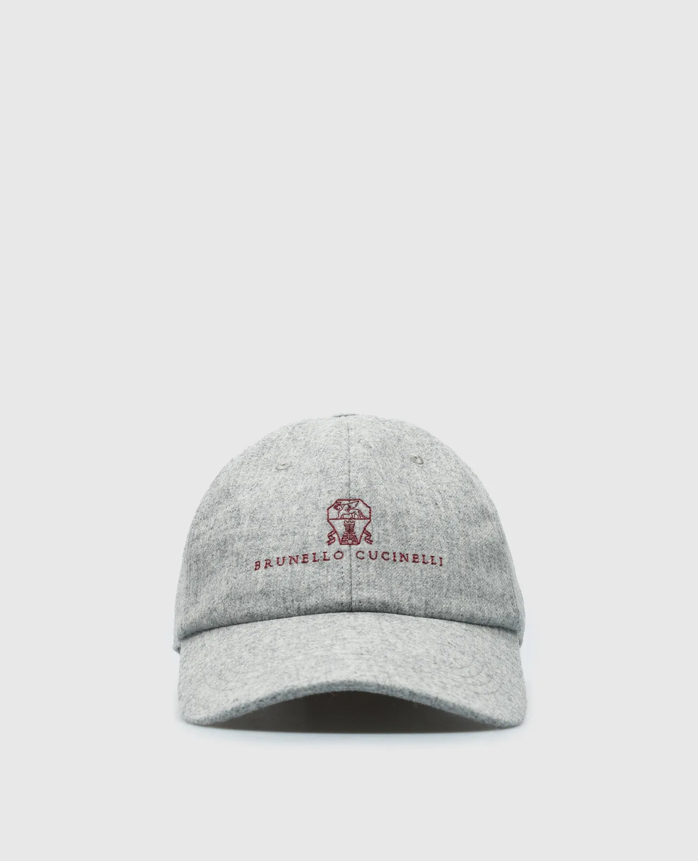 Brunello Cucinelli Gray melange cap made of wool