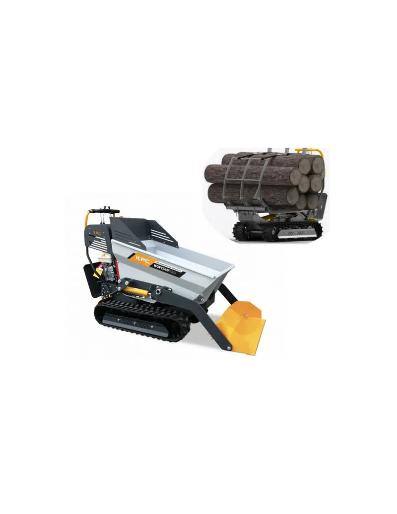 Caja transporte troncos para minidumper KPC | KGFC560PRO