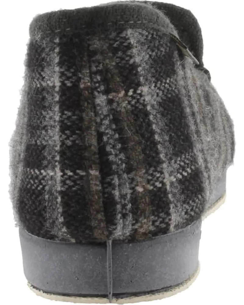 Calzado de casa VICTORIA  de Hombre PANTUFLAS WAMBA BORREGUITO 200301  GRIS