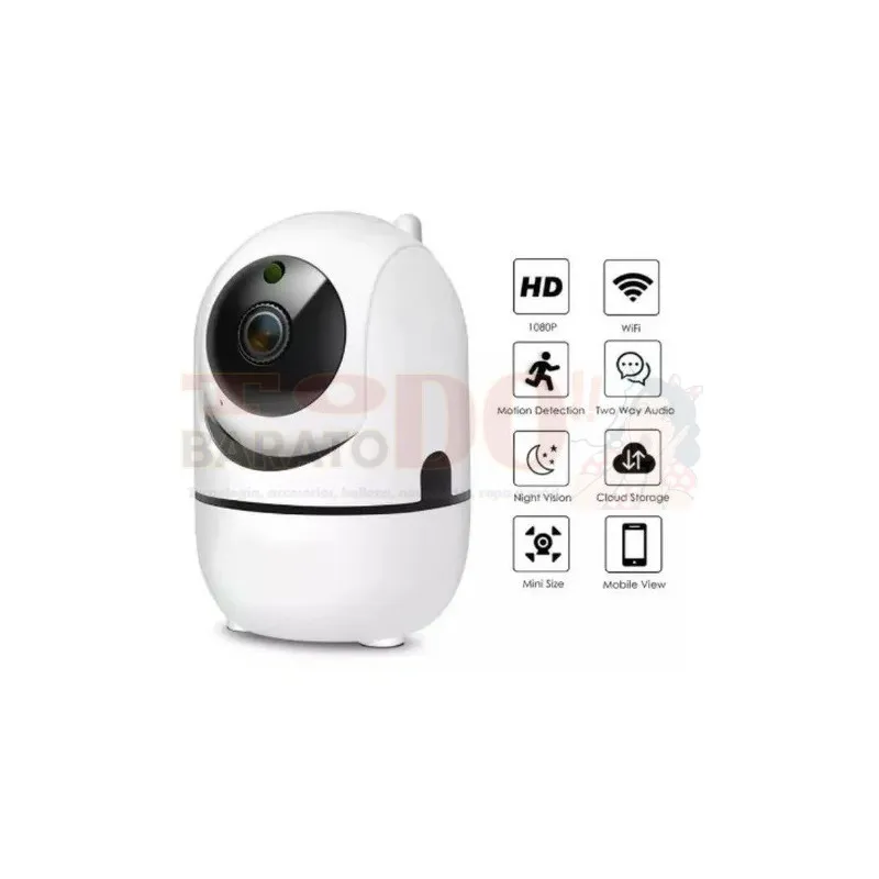 Camara Wifi Smart Camara Qc3 Vision Nocturna 1080p Robotica