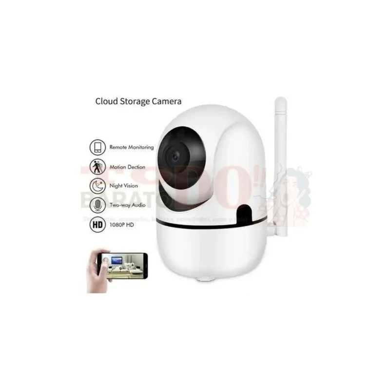 Camara Wifi Smart Camara Qc3 Vision Nocturna 1080p Robotica