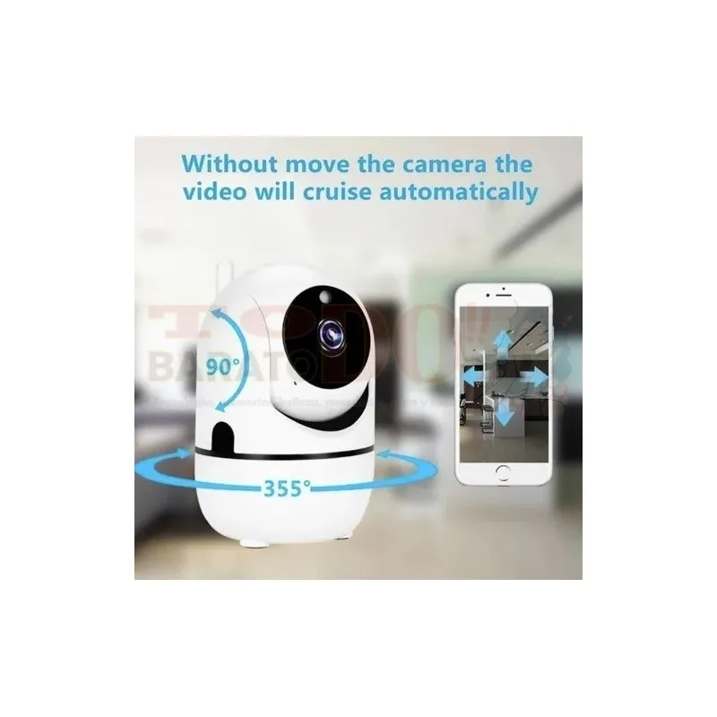 Camara Wifi Smart Camara Qc3 Vision Nocturna 1080p Robotica