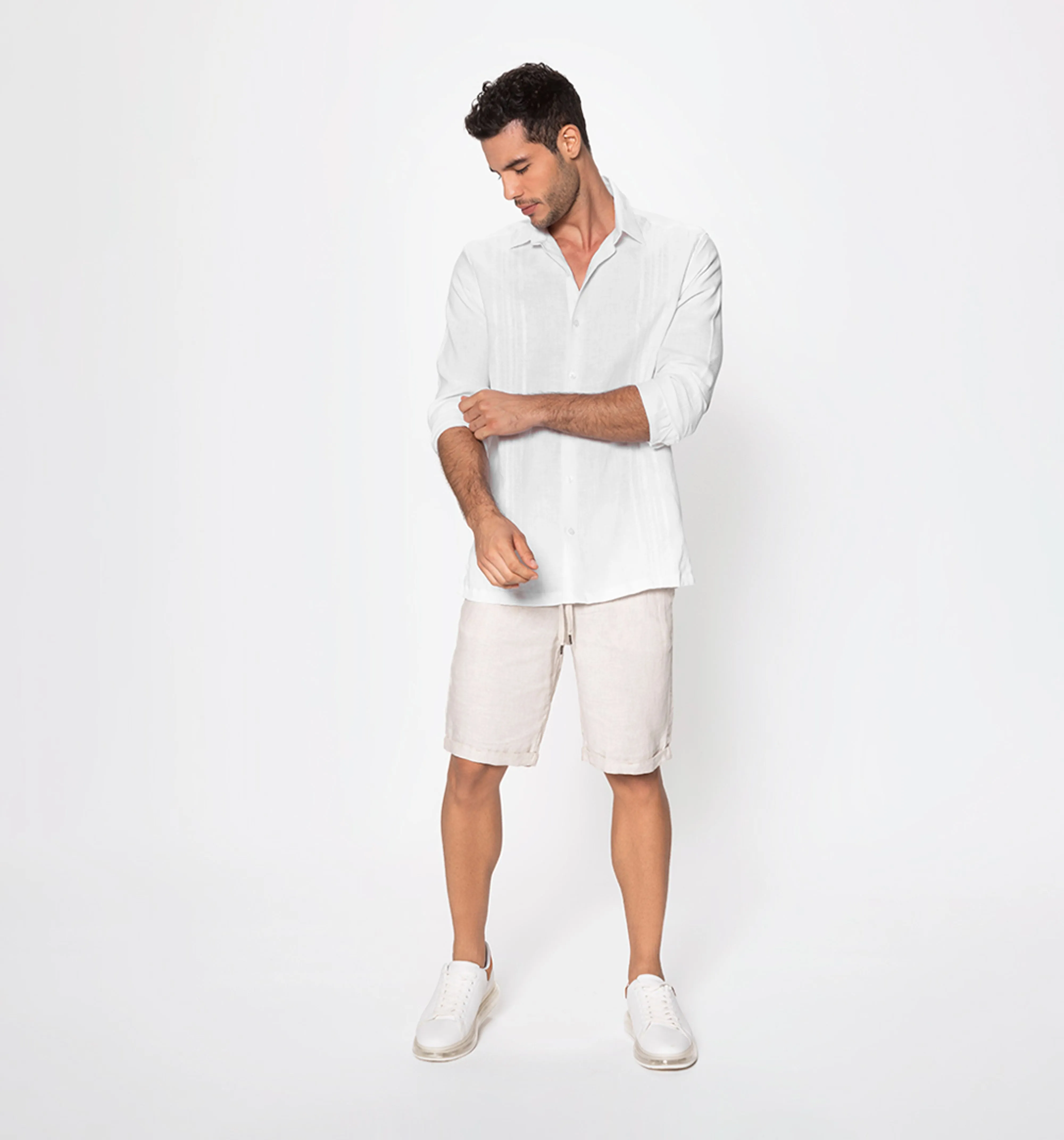 Camisa de lino guayabera