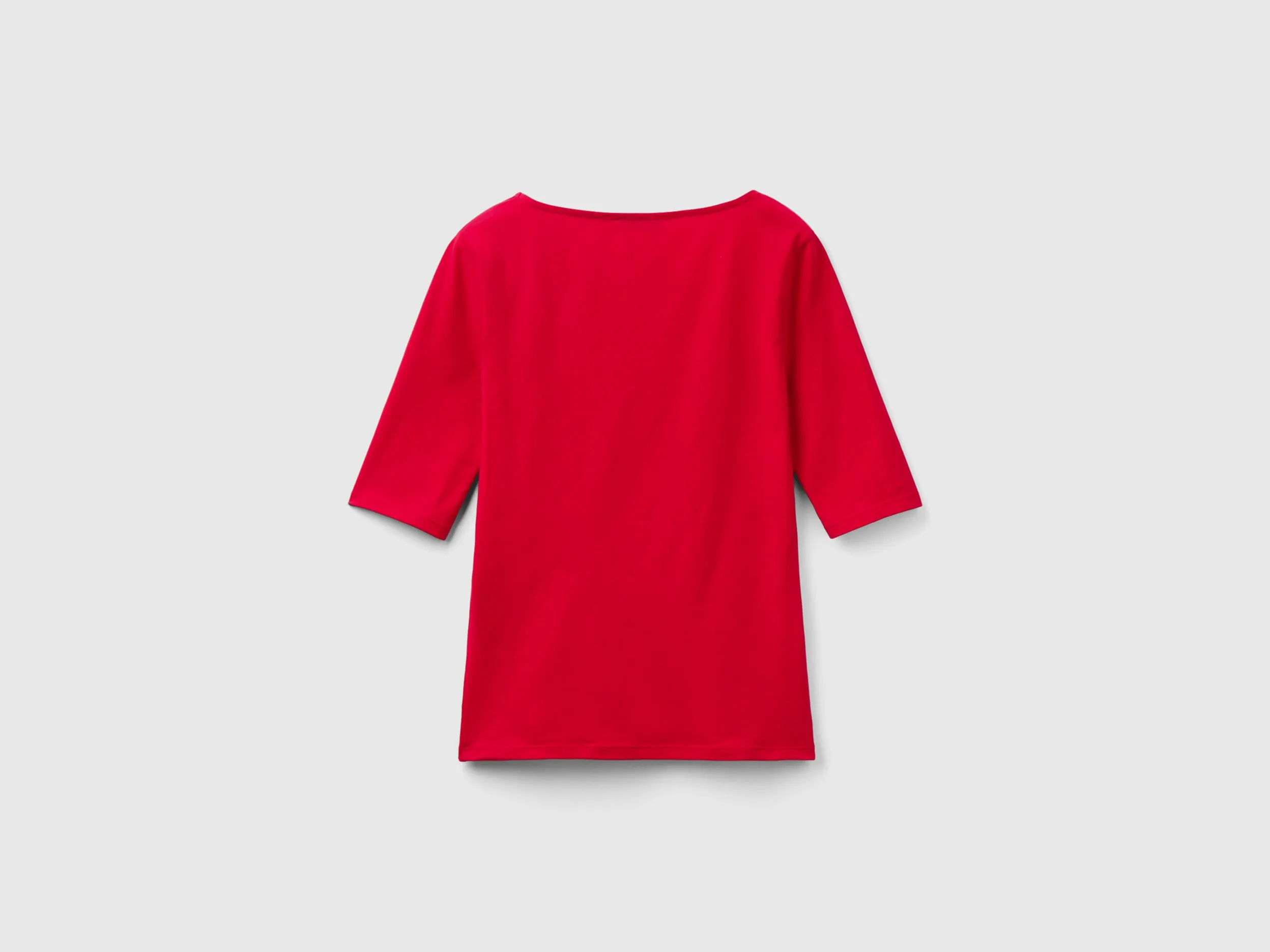 Camiseta ajustada de algodón elástico