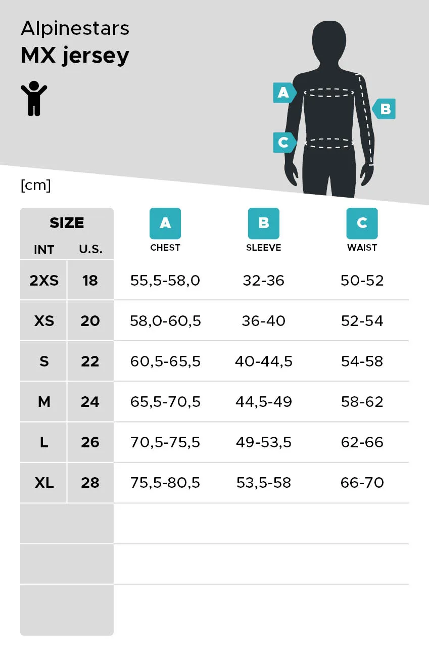 CAMISETA ALPINESTARS RIDE 2.0 NIñO NEGROBLANCO