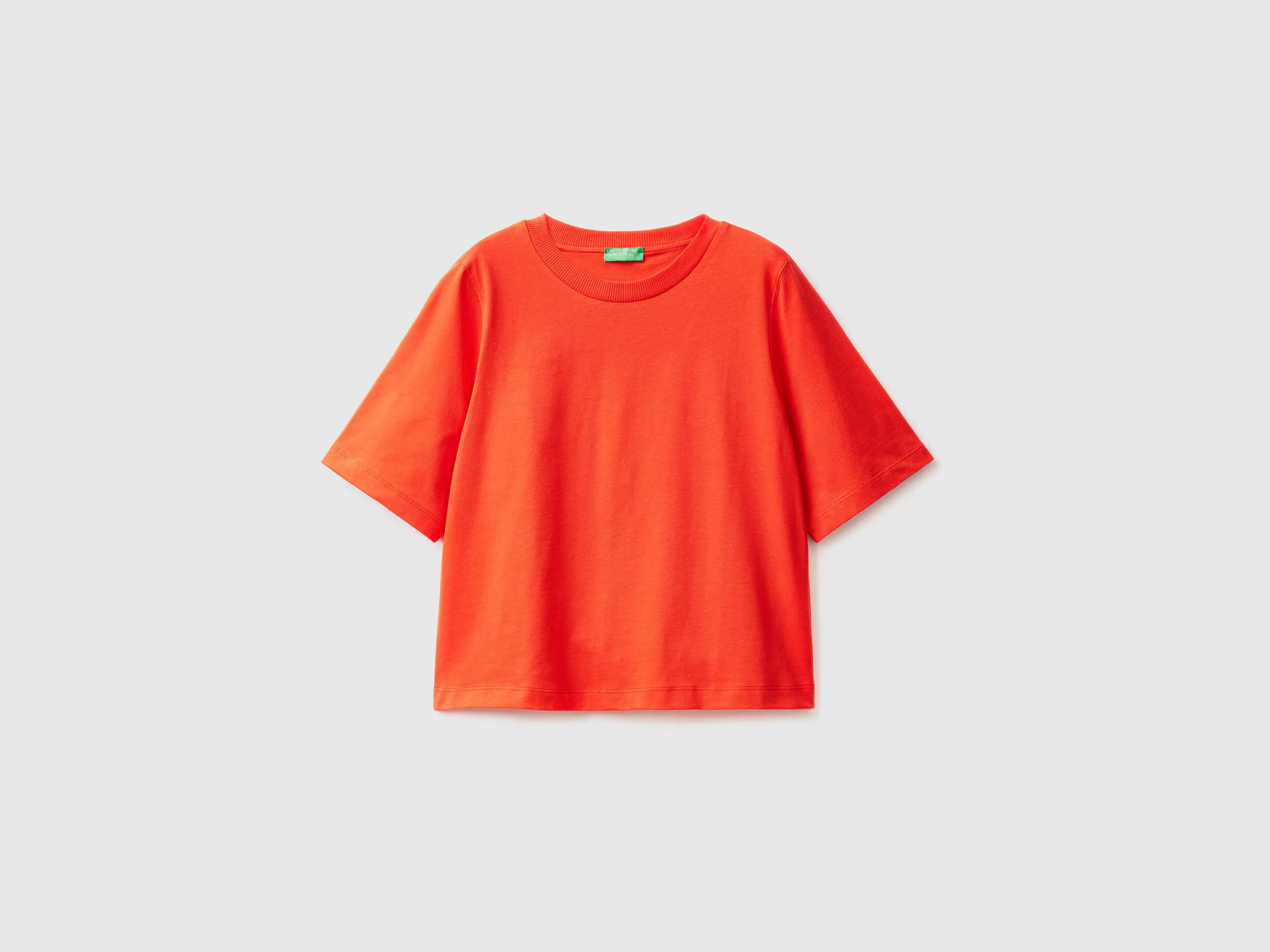 Camiseta boxy fit de 100 % algodón