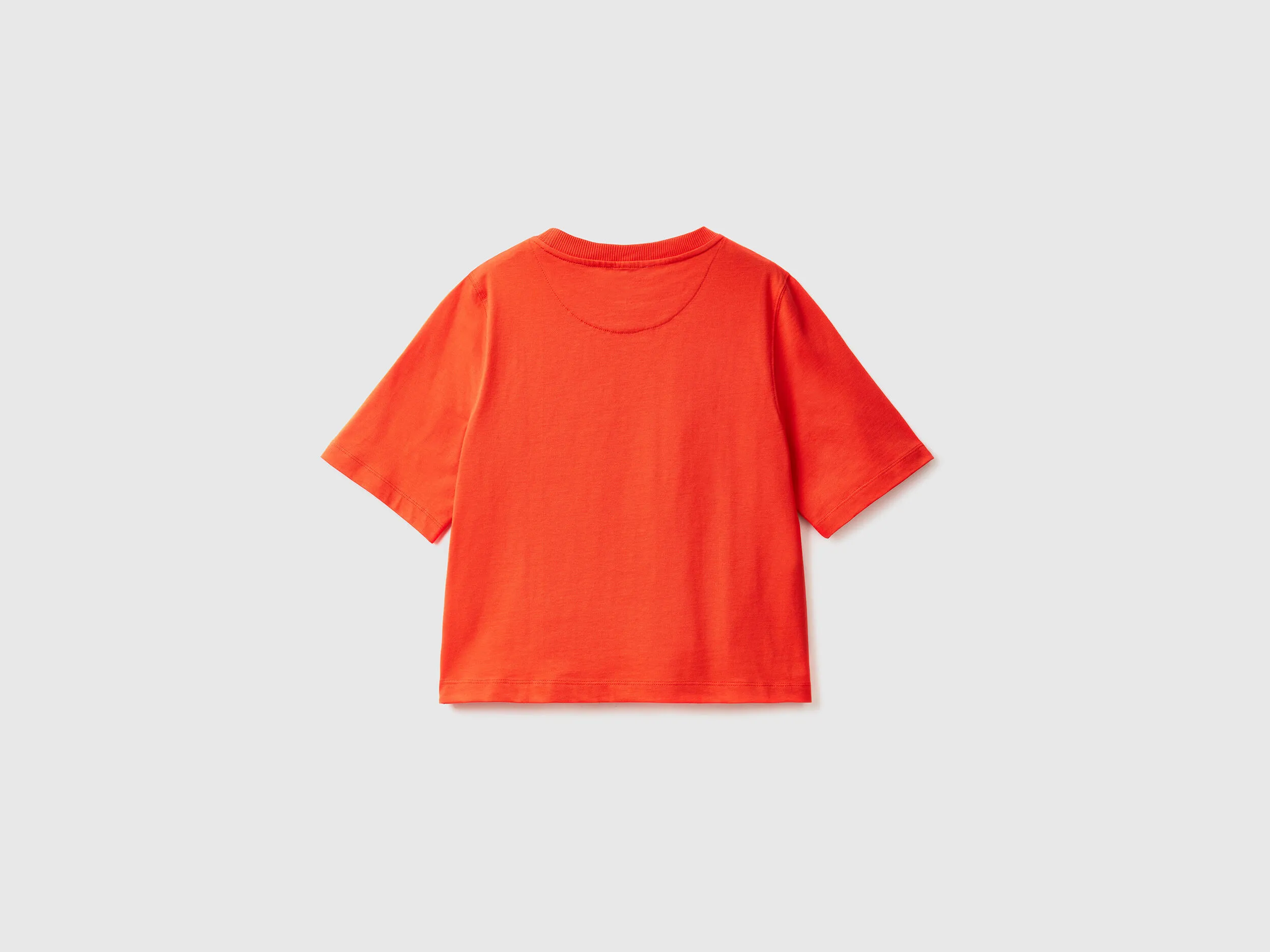 Camiseta boxy fit de 100 % algodón