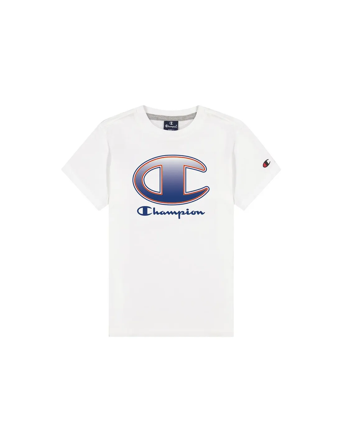 CAMISETA CHAMPION CREWNECK TSHIRT BOY WHITE