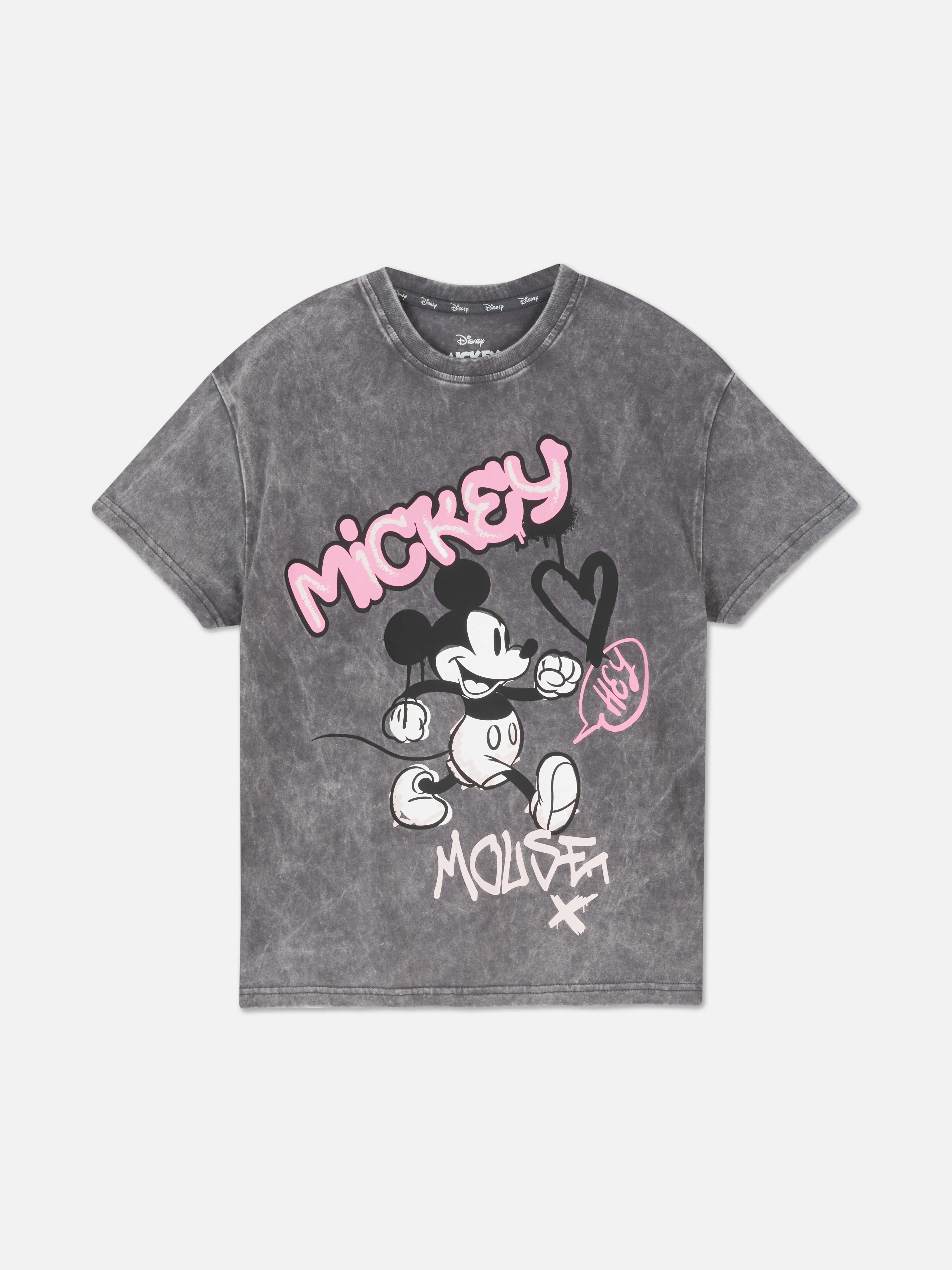 Camiseta con lavado ácido de Mickey Mouse de Disney