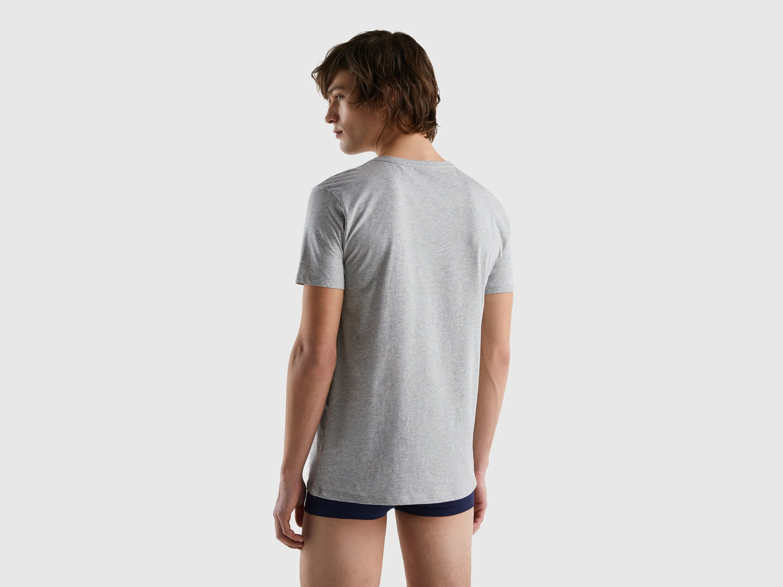 Camiseta de algodón de fibra larga