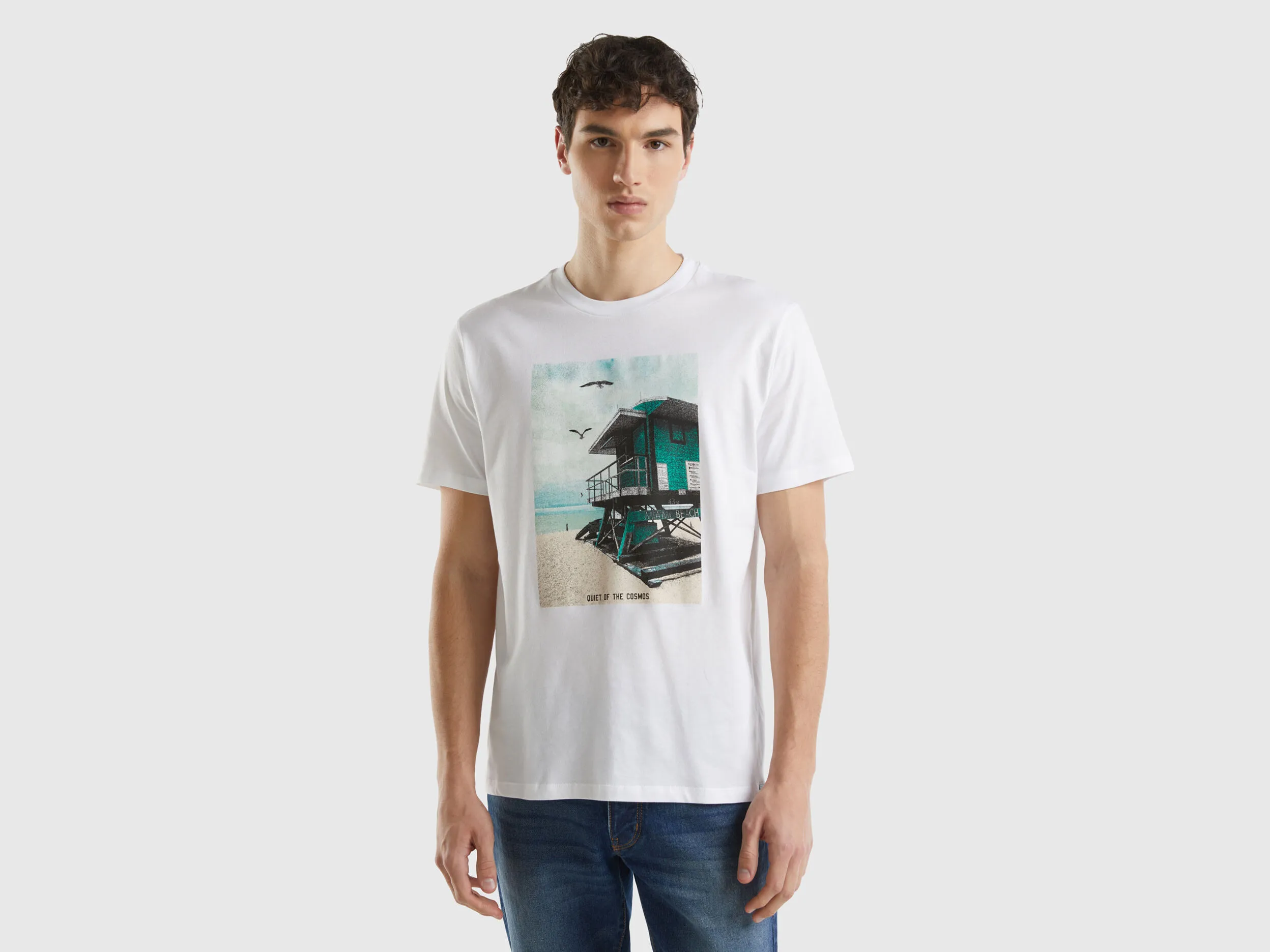 Camiseta de algodón orgánico con estampado