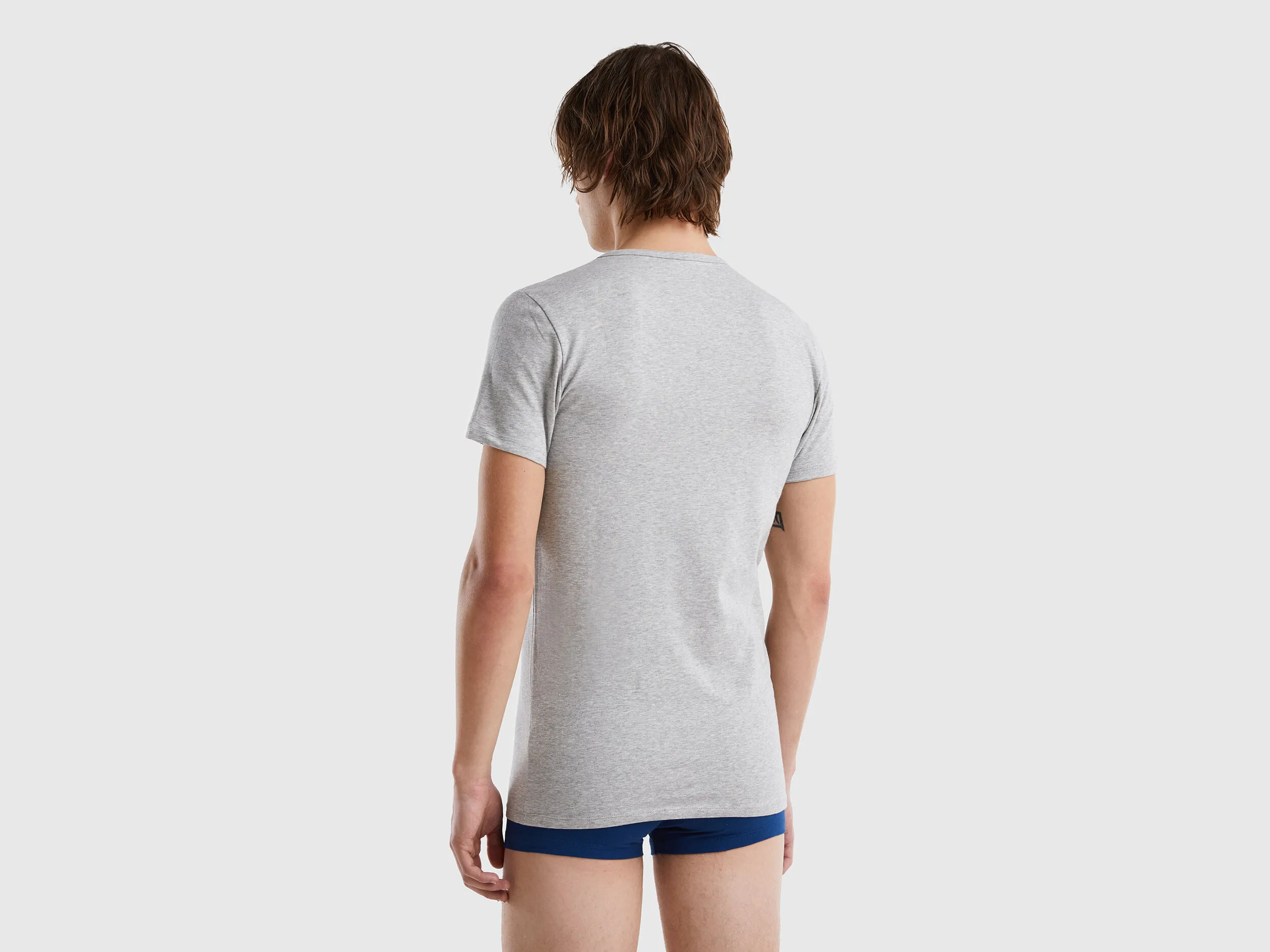 Camiseta de algodón orgánico elástico