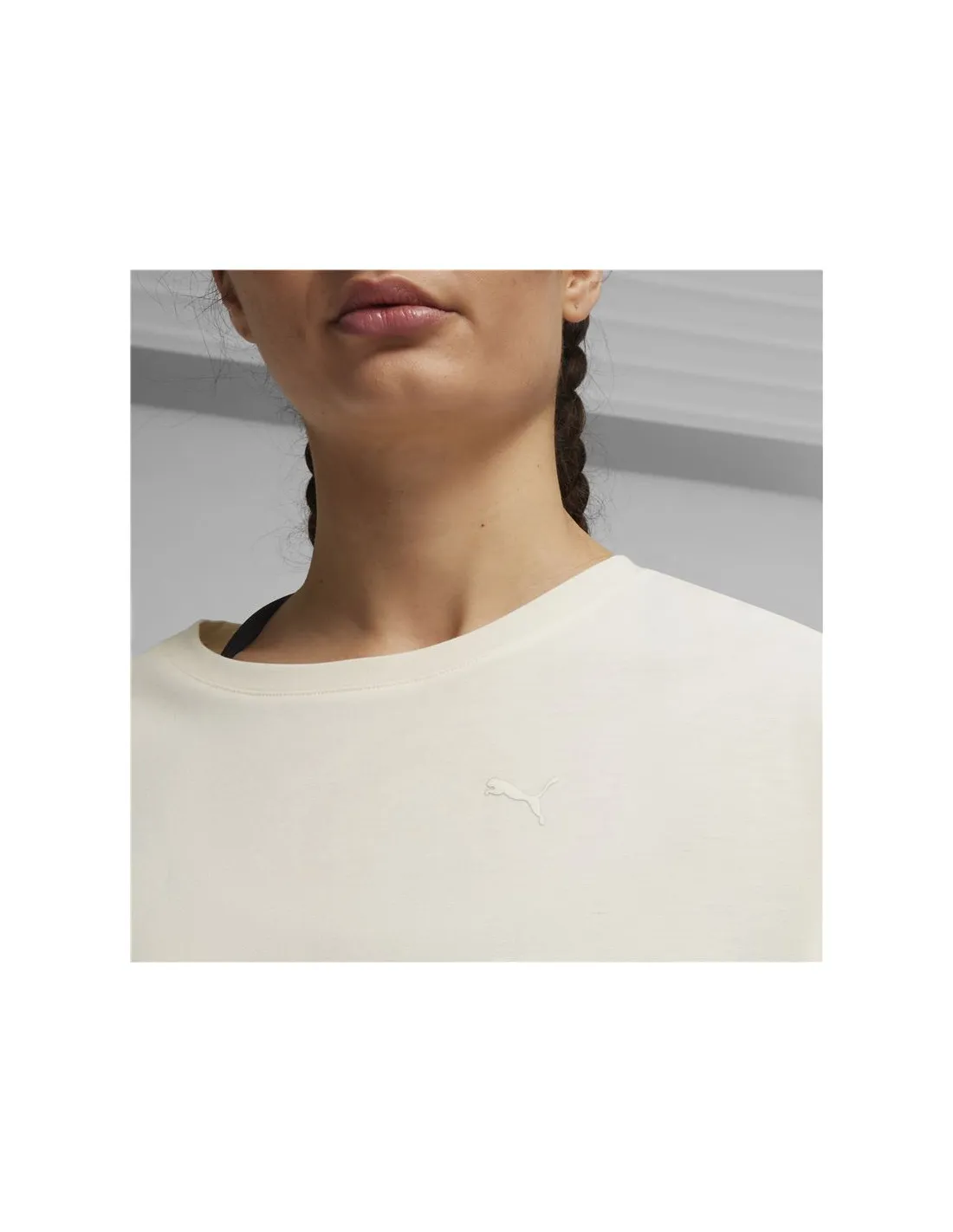 Camiseta de Fitness Puma Animal Remix Boyfriend Mujer Beige