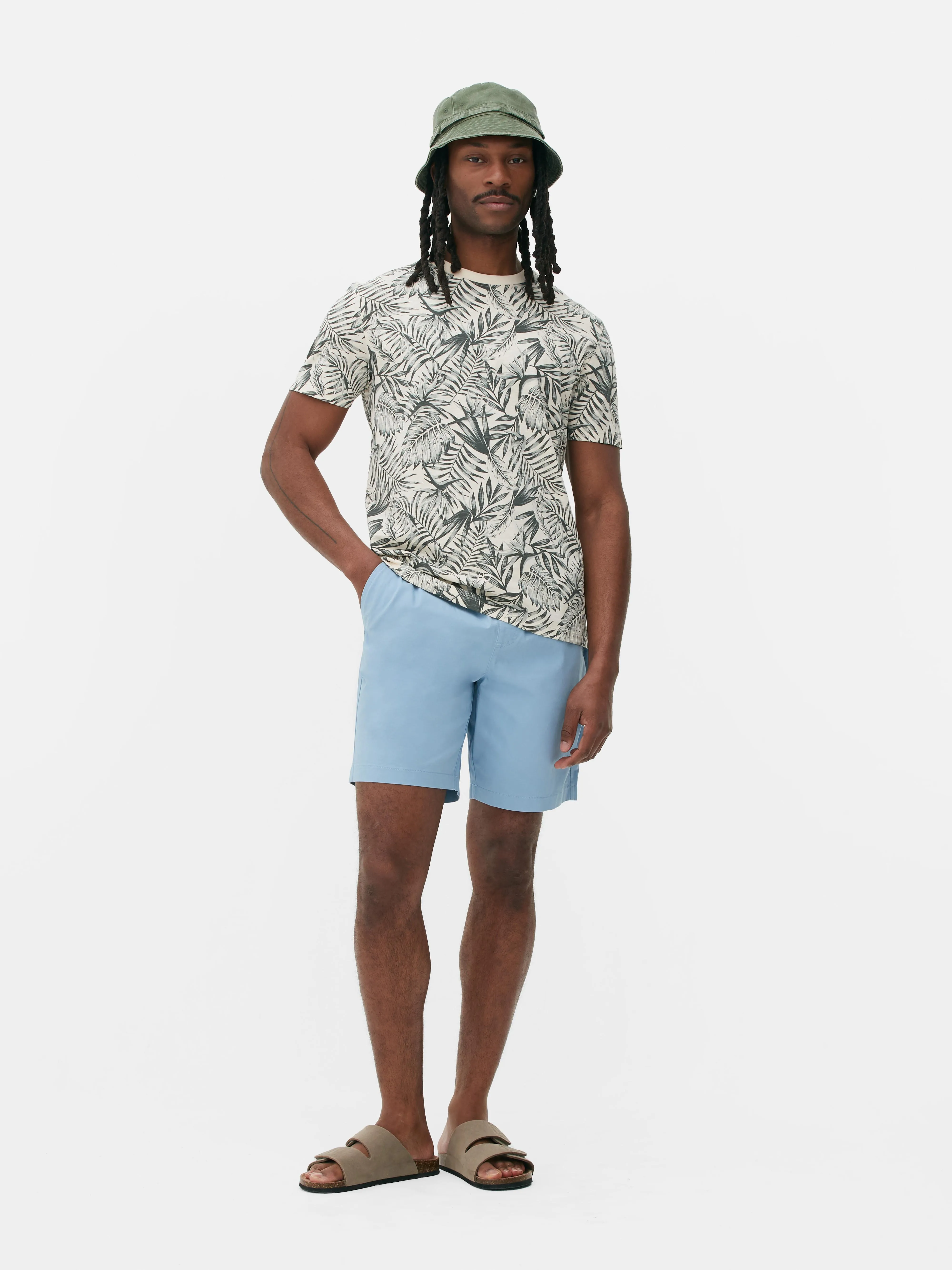 Camiseta de manga corta con estampado floral