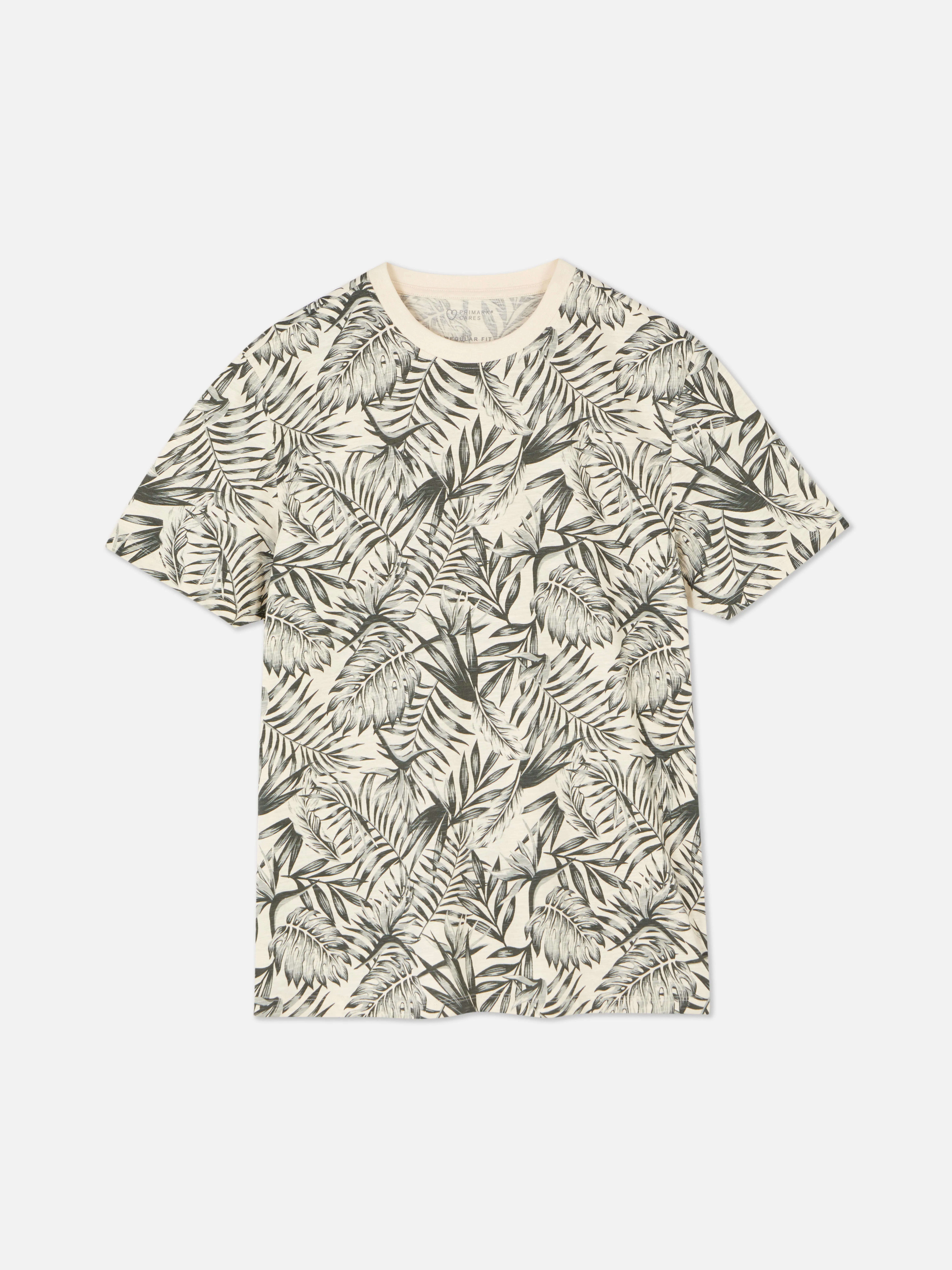 Camiseta de manga corta con estampado floral