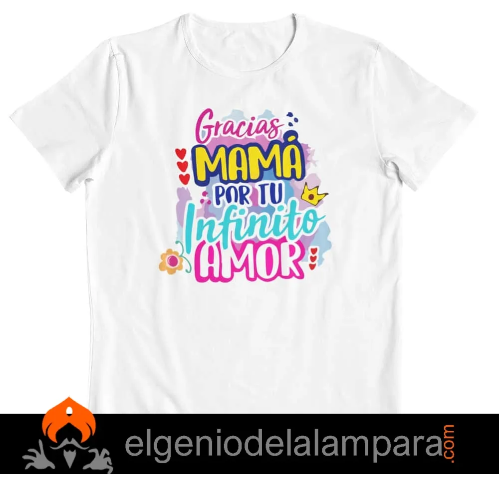 Camiseta día de la madre mama gracias por tu amor