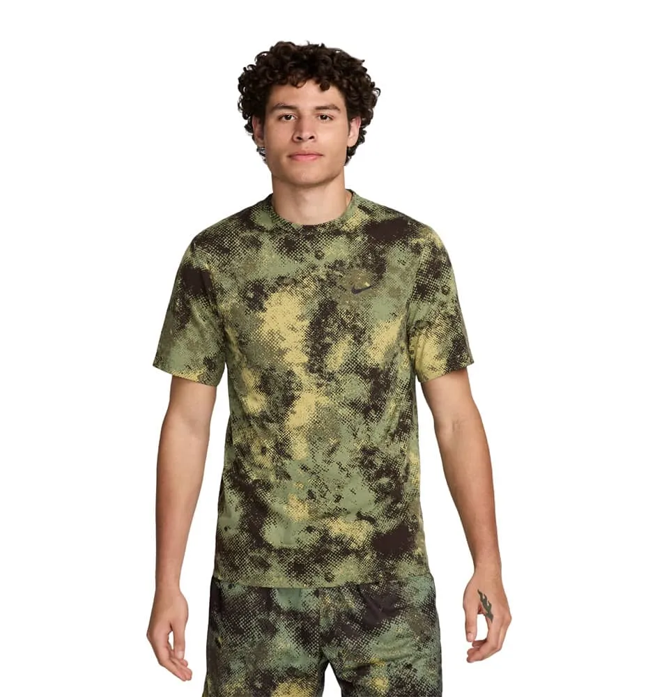 Camiseta M/c Fitness_Hombre_Nike Hyverse Camo