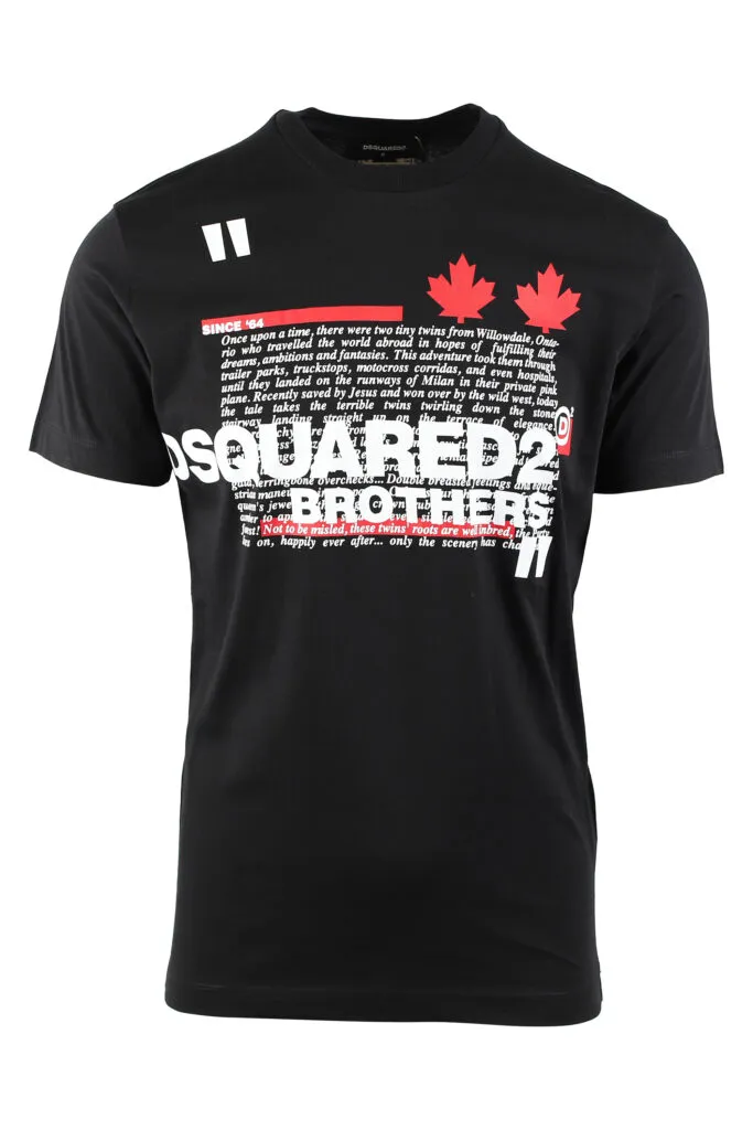 Camiseta negra con maxilogo 