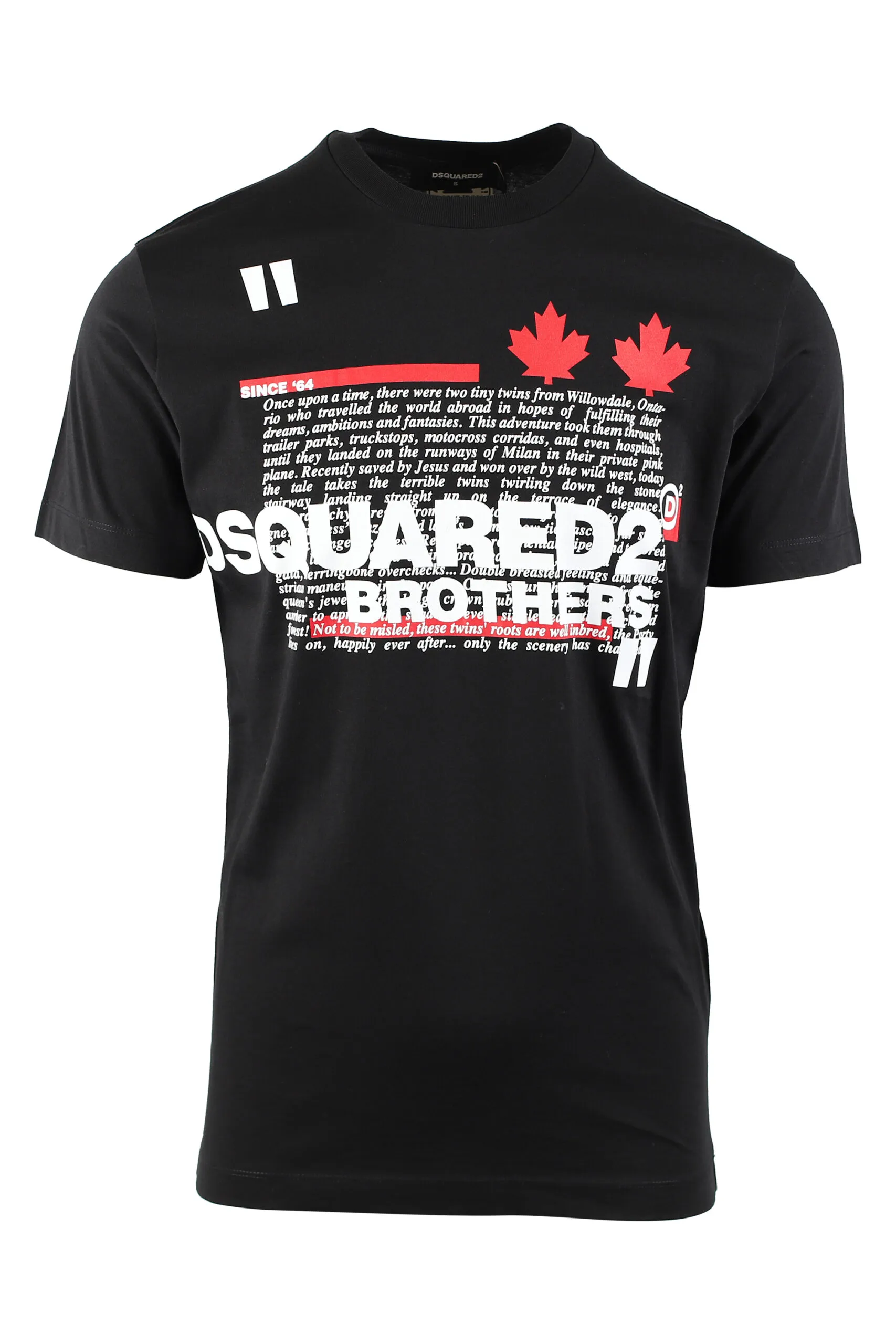 Camiseta negra con maxilogo 