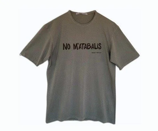 Camiseta No M'atabalis Gris