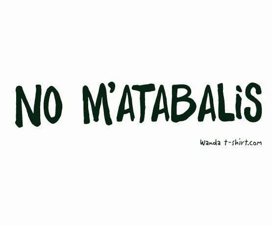 Camiseta No M'atabalis Gris