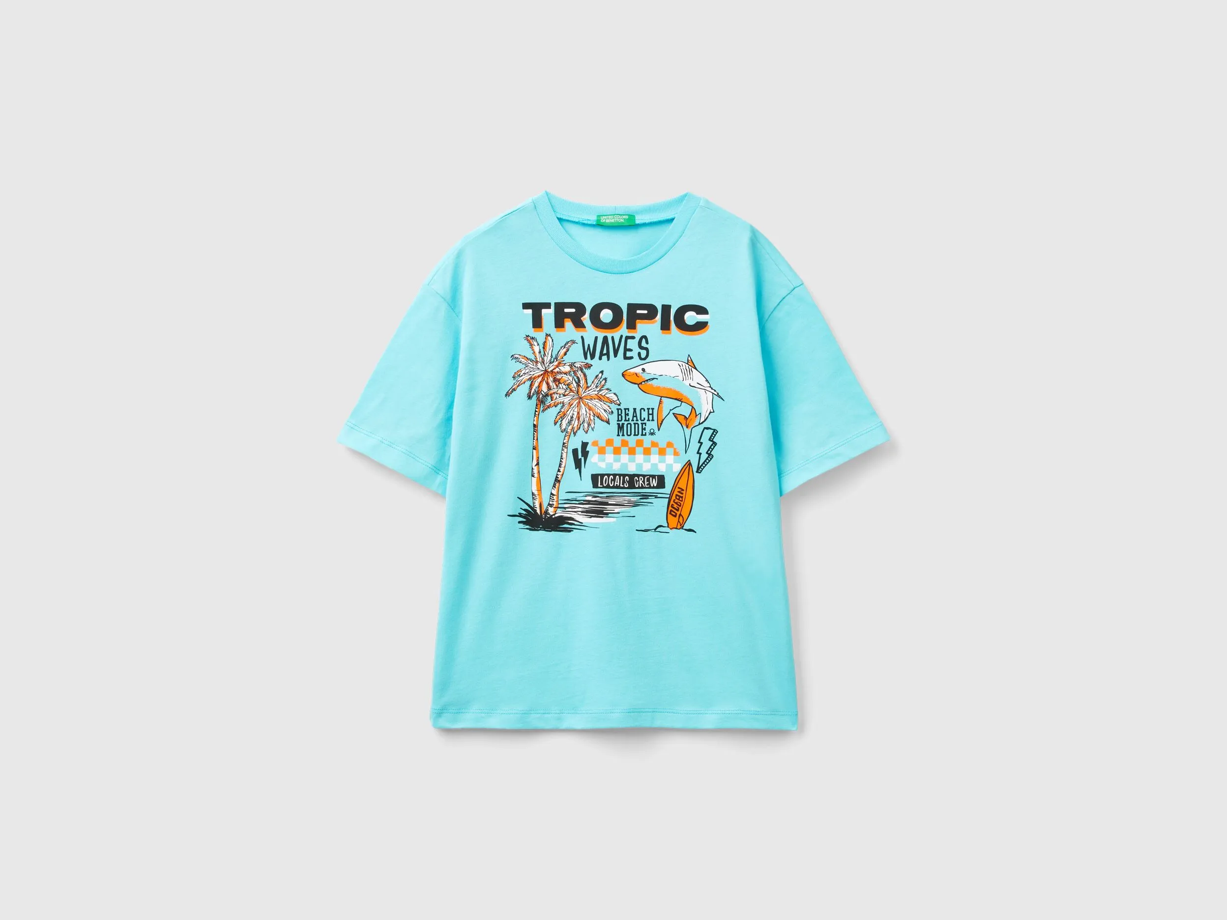 Camiseta oversize con estampado
