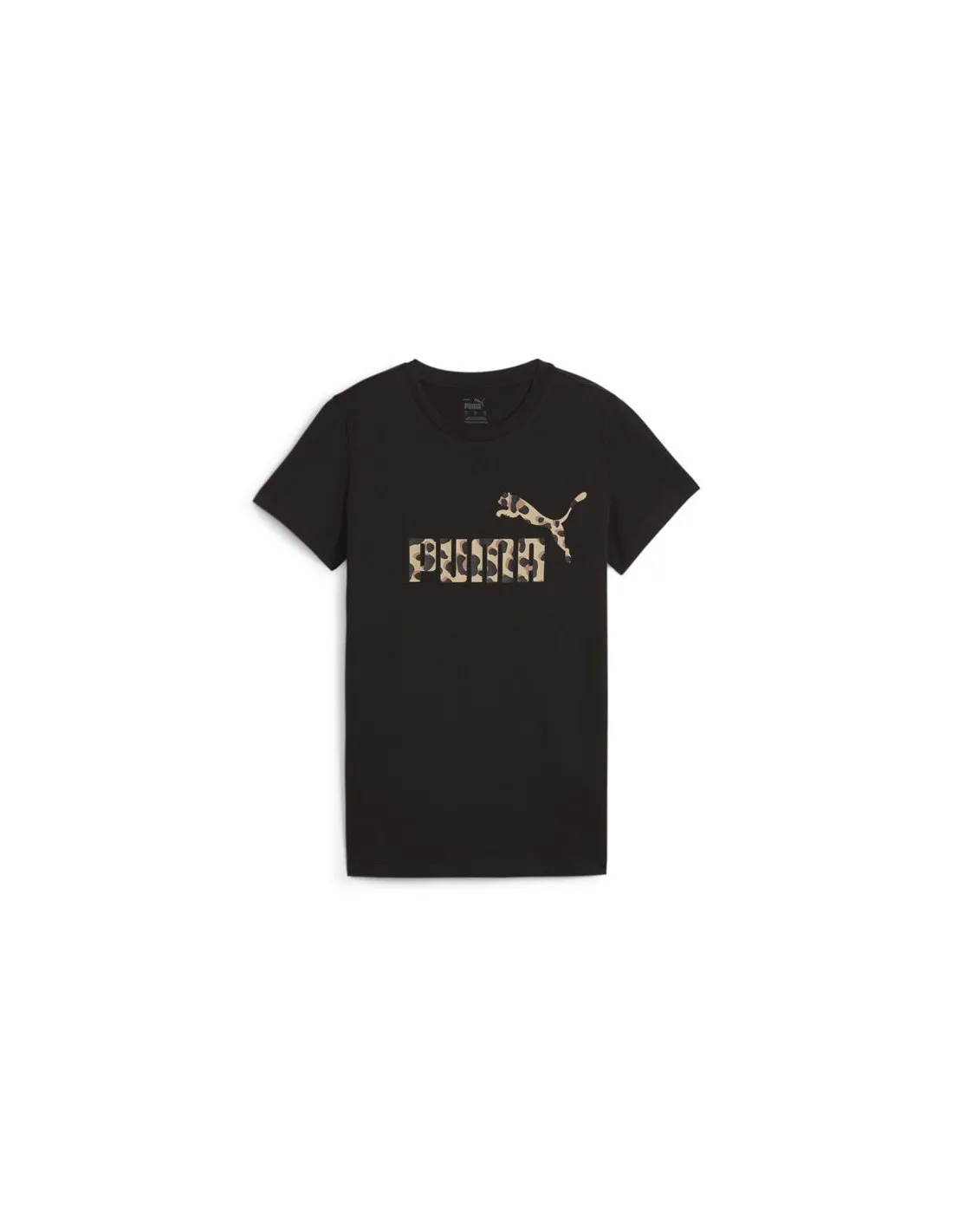 Camiseta Puma Essentials+ Animal Graphic Negro Mujer