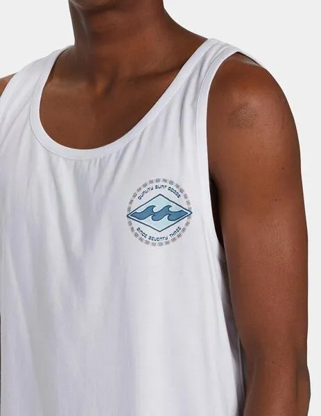CAMISETA TIRANTES BILLABONG ROTOR DIAMOND  WHITE