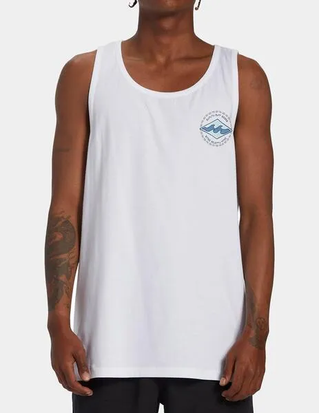 CAMISETA TIRANTES BILLABONG ROTOR DIAMOND  WHITE