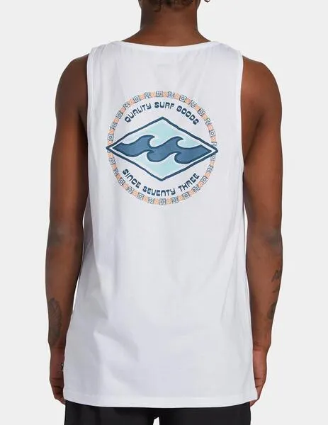 CAMISETA TIRANTES BILLABONG ROTOR DIAMOND  WHITE