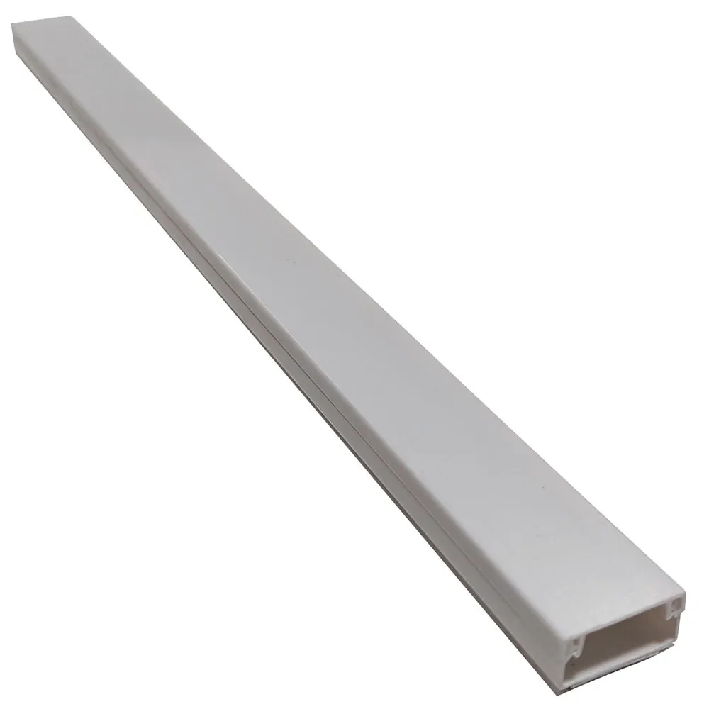 Canaleta  Plástica, IUSA, de PVC de 2 m, 17 x 35 mm