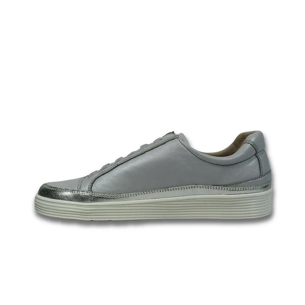 Capricho Mujer 23755 42 849 | Cuero Perl Azul Claro | Zapatillas casuales para mujer 