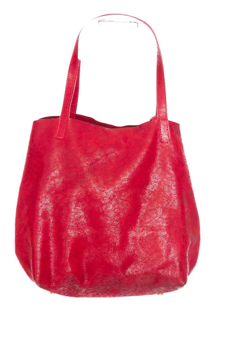 CARTERA / BOLSO / MONEDERO COLOR ROJO  FARFALLA