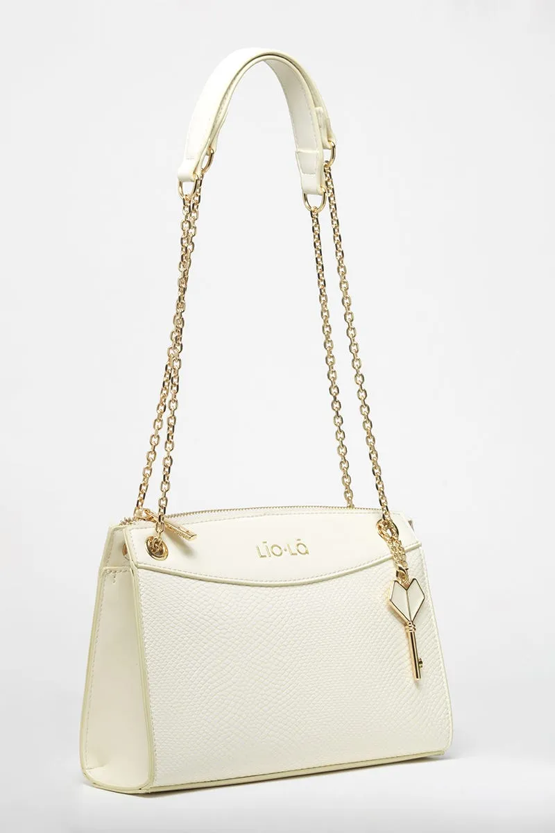 CARTERA EFECTO CUERO MEZCLA PITON, CRUDO