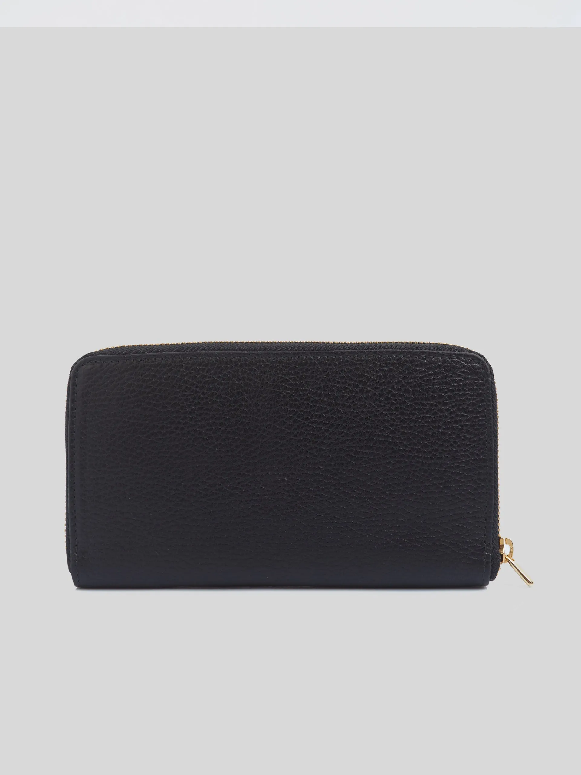 Cartera raqueta piel negra