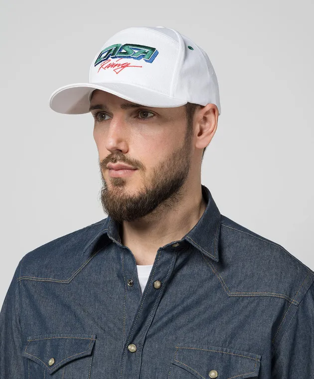 Casablanca White cap Casa Racing with embroidery