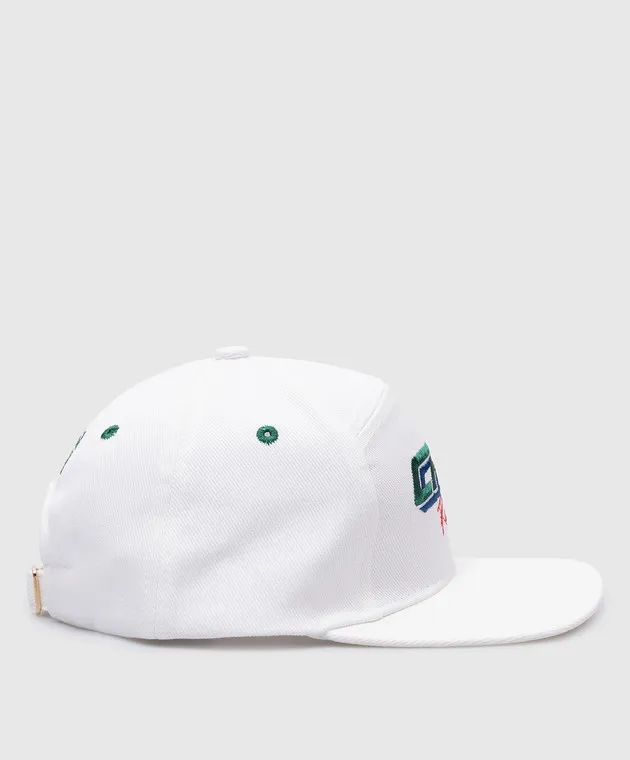 Casablanca White cap Casa Racing with embroidery