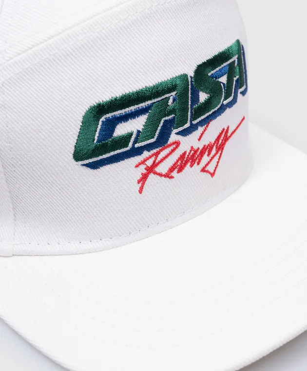 Casablanca White cap Casa Racing with embroidery