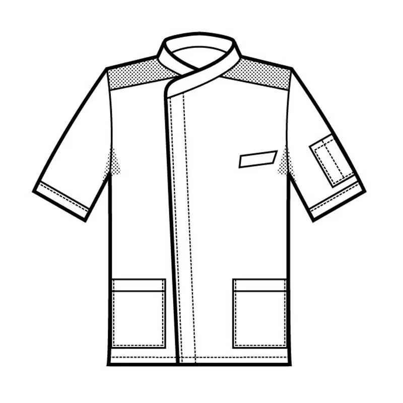 CASACA LABORAL DE MICROFIBRA NEGRA PARKER ISACCO  OFERTA TALLA XXL