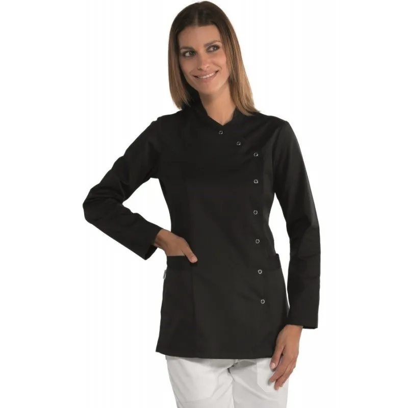 CASACA NIZZA MICROFIBRA NEGRA FUELLE ESPALDA ISACCO  OUTLET TALLA XL Y XXL