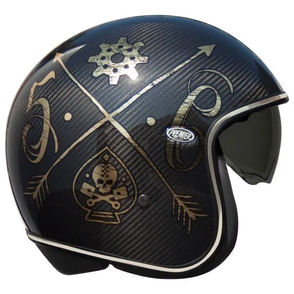 Casco Premier Vintage Carbon NX Gold Chromed 