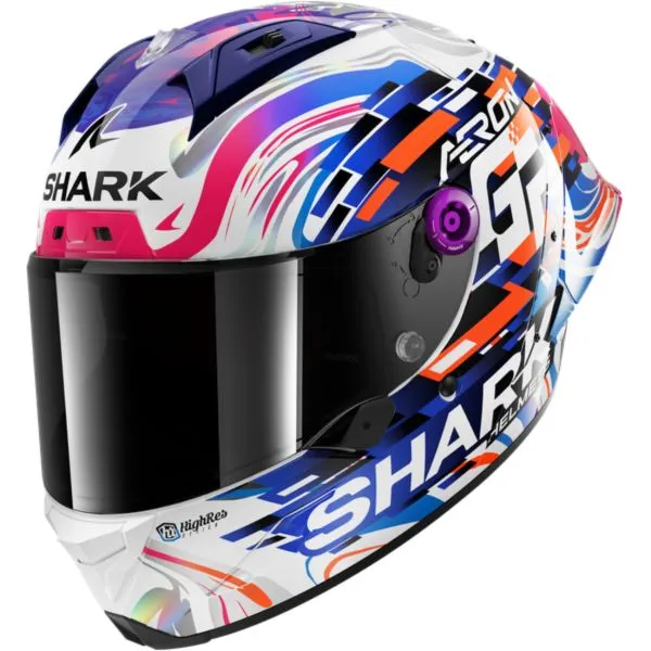 Casco Shark Aeron GP Blank SP Replica Zarco GP de France 