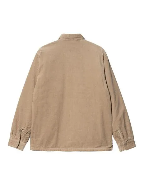 Chaqueta carhartt wip whitsome beige de hombre