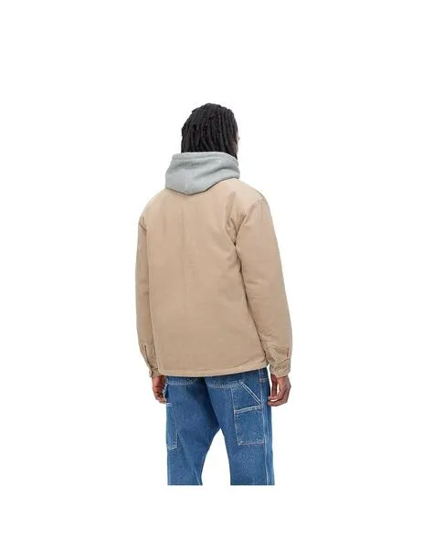 Chaqueta carhartt wip whitsome beige de hombre