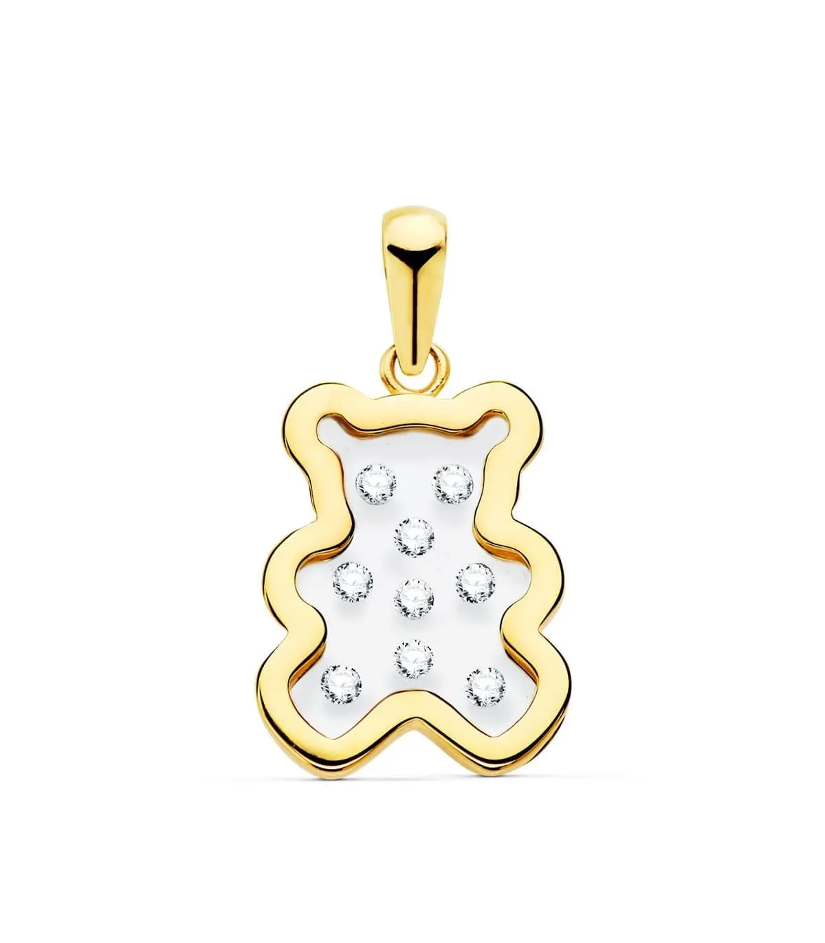 Colgante Gravity Oro Amarillo 18K Osito