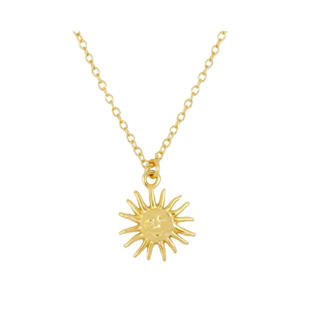 Collar Sun Face Oro