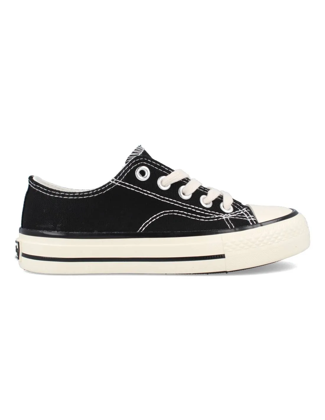 CONGUITOS  SNEAKER UNISEX LONA NEGRO