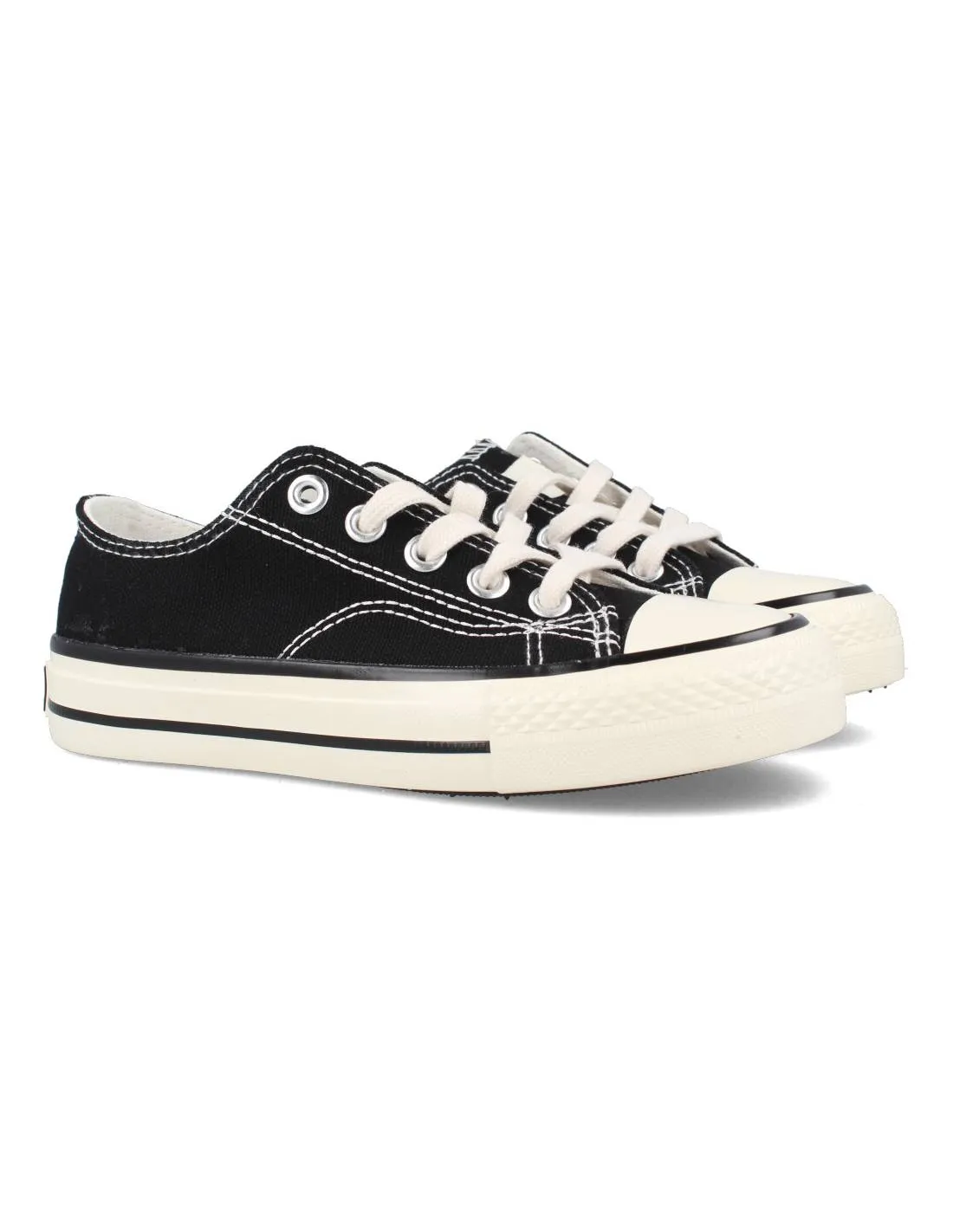 CONGUITOS  SNEAKER UNISEX LONA NEGRO