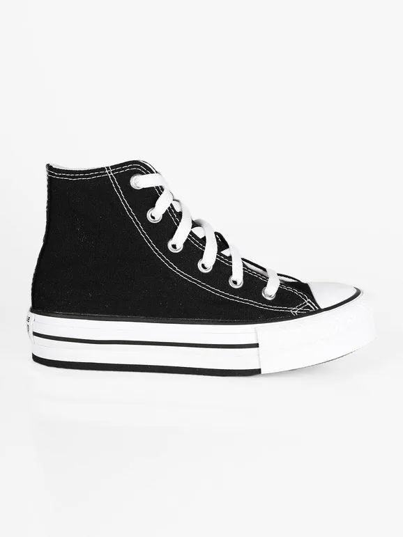 Converse Chuck Taylor  Zapatillas altas con plataforma para niña