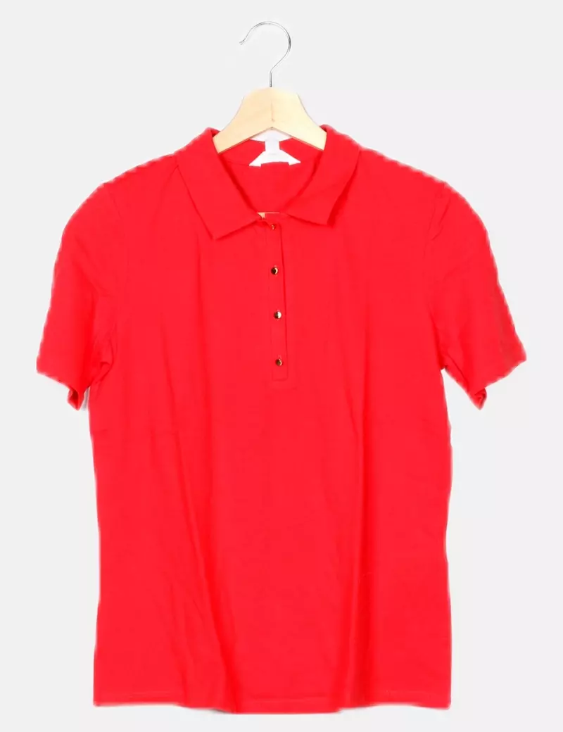 Cortefiel Polo rosa casual